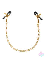 Pipedream Sex Toys - Fetish Fantasy Gold Chain Nipple Clamps - Gold