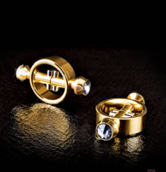 Pipedream Sex Toys - Fetish Fantasy Gold Magnetic Clamps - Gold