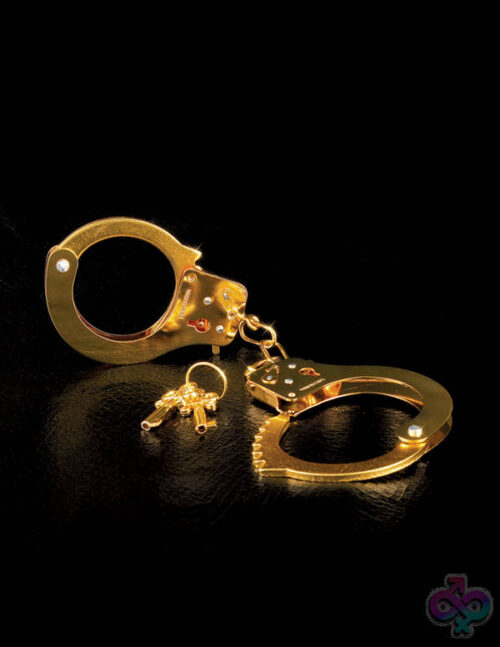 Pipedream Sex Toys - Fetish Fantasy Gold Metal Cuffs - Gold