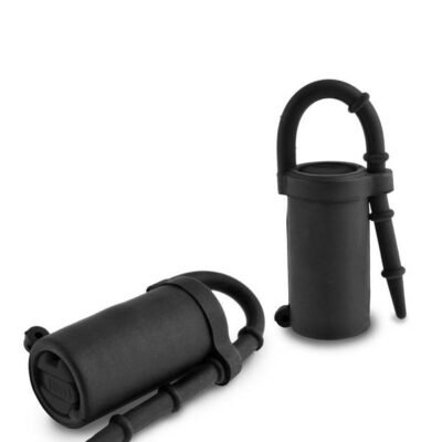 Fetish Fantasy Limited Edition Vibrating Silicone Nipple Teazers by Pipedream in Black