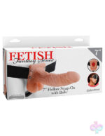 Pipedream Sex Toys - Fetish Fantasy Series 7 Inch Hollow Strap-on With Balls - Flesh
