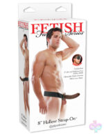 Pipedream Sex Toys - Fetish Fantasy Series 8" Hollow Strap-on - Brown