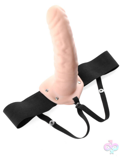 Pipedream Sex Toys - Fetish Fantasy Series 8" Hollow Strap-on - Flesh