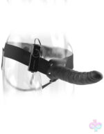 Pipedream Sex Toys - Fetish Fantasy Series 8-Inch Vibrating Hollow Strap-on - Black