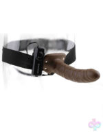 Pipedream Sex Toys - Fetish Fantasy Series 8-Inch Vibrating  Hollow Strap-on - Brown
