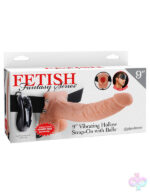 Pipedream Sex Toys - Fetish Fantasy Series 9 Inch Vibrating Hollow Strap-on With Balls - Flesh