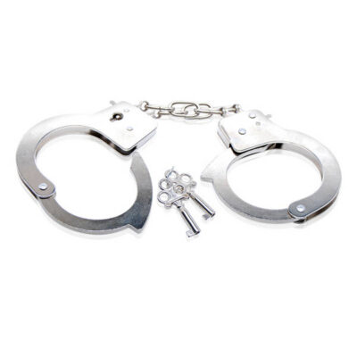 Fetish Fantasy Series Beginners Metal Cuffs in black by Pipedream
