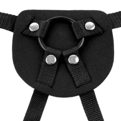 Fetish Fantasy Series Beginners Harness Black by Pipedream — adjustable neoprene strap-on harness