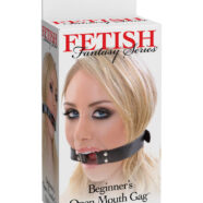 Pipedream Sex Toys - Fetish Fantasy Series Beginners Open  Mouth Gag - Black