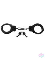 Pipedream Sex Toys - Fetish Fantasy Series Designer Metal  Handcuffs - Black