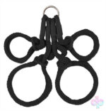 Pipedream Sex Toys - Fetish Fantasy Series Japanese Silk Rope Hogtie - Black