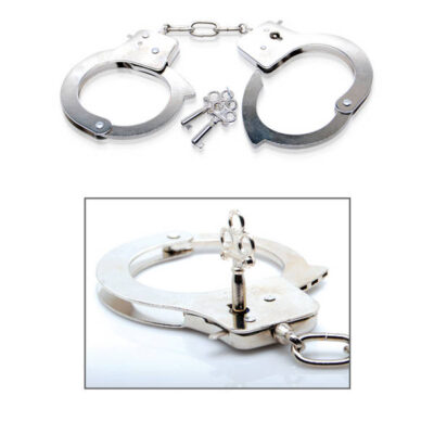 Fetish Fantasy Series Limited Edition Metal Handcuffs in silver by Pipedream