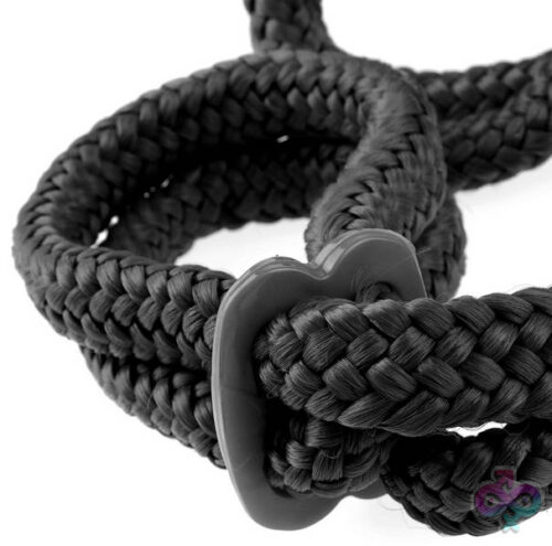 Pipedream Sex Toys - Fetish Fantasy Series Silk Rope Love Cuffs - Black