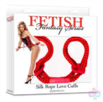 Pipedream Sex Toys - Fetish Fantasy Series Silk Rope Love Cuffs - Red