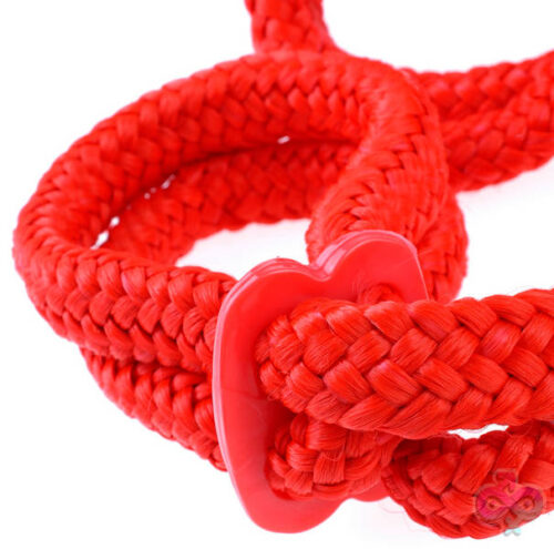 Pipedream Sex Toys - Fetish Fantasy Series Silk Rope Love Cuffs - Red