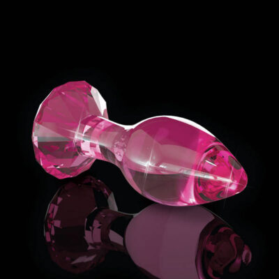Icicles 79 pink hand-blown glass anal toy by Pipedream