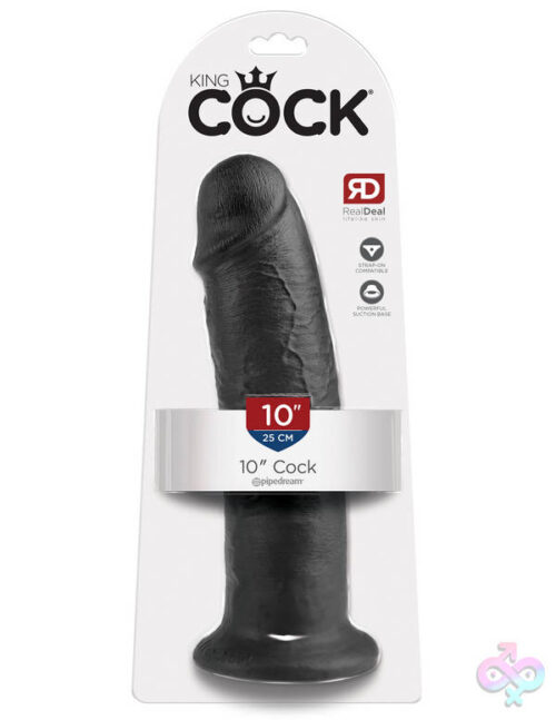 Pipedream Sex Toys - King Cock 10-Inch Cock - Black