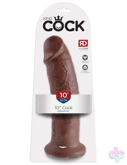 Pipedream Sex Toys - King Cock 10-Inch Cock Brown