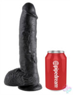 Pipedream Sex Toys - King Cock 10-Inch Cock With Balls - Black