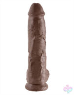 Pipedream Sex Toys - King Cock 10-Inch Cock With Balls - Brown