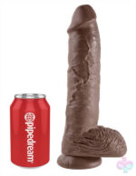 Pipedream Sex Toys - King Cock 10-Inch Cock With Balls - Brown