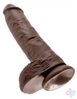 Pipedream Sex Toys - King Cock 10-Inch Cock With Balls - Brown