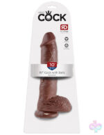 Pipedream Sex Toys - King Cock 10-Inch Cock With Balls - Brown