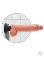 Pipedream Sex Toys - King Cock 10-Inch Vibrating Cock With Balls - Flesh