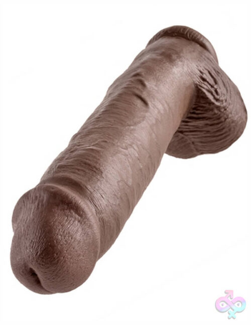 Pipedream Sex Toys - King Cock 11 Inch Cock With Balls - Brown
