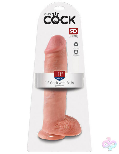 Pipedream Sex Toys - King Cock 11-Inch Cock With Balls - Flesh