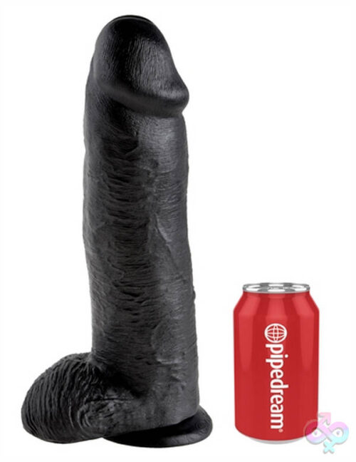 Pipedream Sex Toys - King Cock 12 Inch Cock With Balls - Black