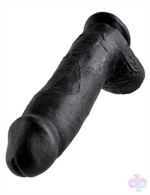 Pipedream Sex Toys - King Cock 12 Inch Cock With Balls - Black