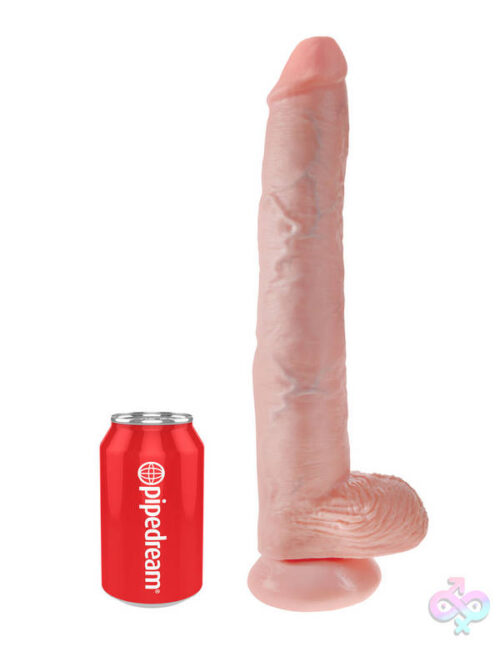 Pipedream Sex Toys - King Cock 14" Cock With Balls - Light