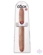 Pipedream Sex Toys - King Cock 16" Thick Double Dildo - Tan