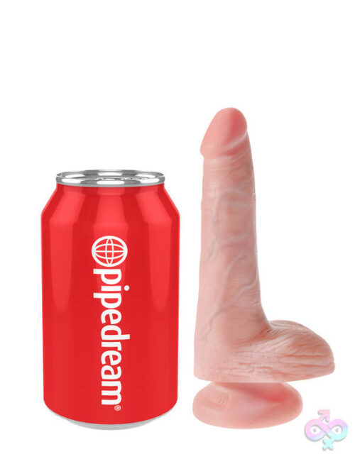Pipedream Sex Toys - King Cock 6" Cock With Balls - Light