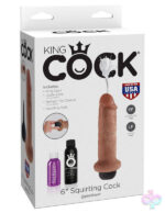 Pipedream Sex Toys - King Cock 6" Squirting Cock - Tan