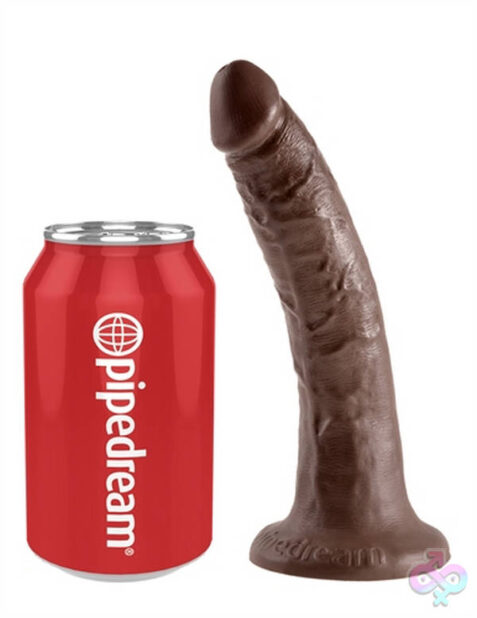 Pipedream Sex Toys - King Cock 7-Inch - Brown