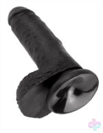 Pipedream Sex Toys - King Cock 7-Inch Cock With Balls - Black