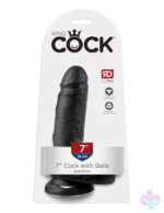 Pipedream Sex Toys - King Cock 7-Inch Cock With Balls - Black