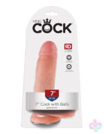 Pipedream Sex Toys - King Cock 7-Inch Cock With Balls - Flesh