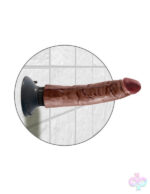 Pipedream Sex Toys - King Cock 7-Inch Vibrating Cock - Brown