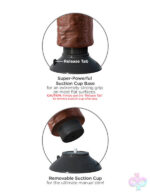 Pipedream Sex Toys - King Cock 7-Inch Vibrating Cock - Brown