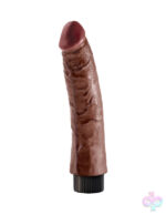 Pipedream Sex Toys - King Cock 7-Inch Vibrating Cock - Brown