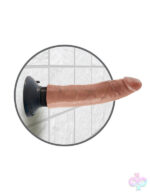 Pipedream Sex Toys - King Cock 7" Vibrating Cock - Tan