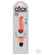 Pipedream Sex Toys - King Cock 7" Vibrating Stiffy - Light
