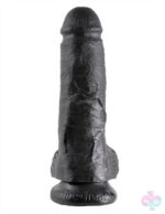 Pipedream Sex Toys - King Cock 8-Inch Cock With Balls - Black