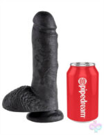 Pipedream Sex Toys - King Cock 8-Inch Cock With Balls - Black