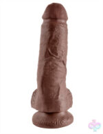 Pipedream Sex Toys - King Cock 8-Inch Cock With Balls - Brown