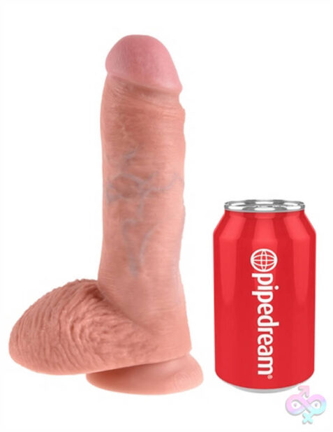 Pipedream Sex Toys - King Cock 8-Inch Cock With Balls - Flesh