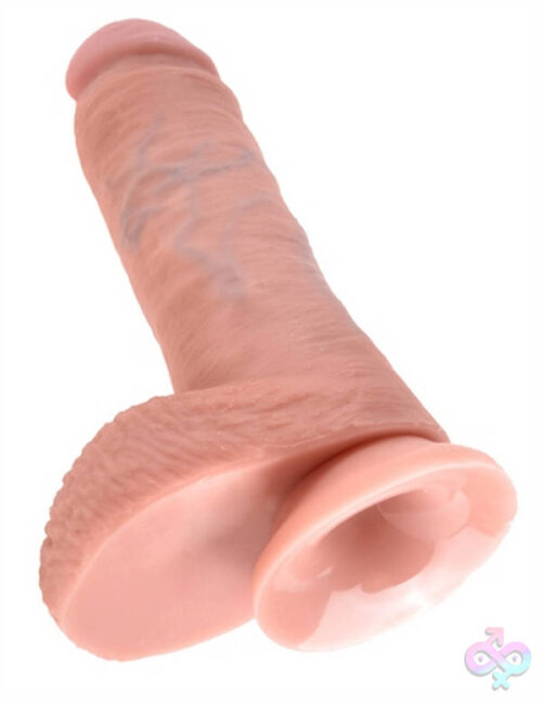 Pipedream Sex Toys - King Cock 8-Inch Cock With Balls - Flesh